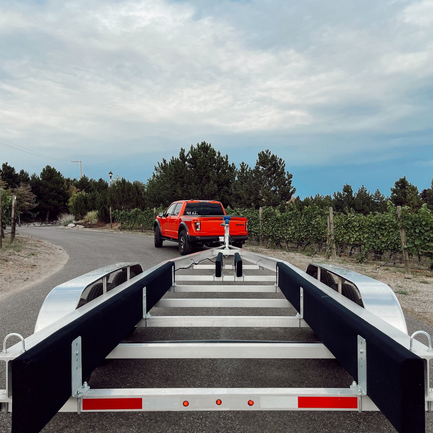 Next Boat Trailers Brizo X Back View