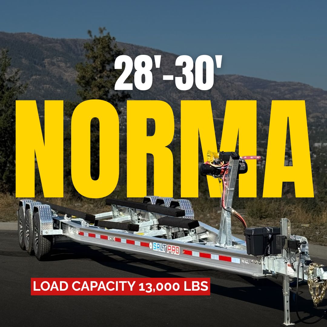 NORMA- SaltPro Elite Triple Axle Aluminum Trailer