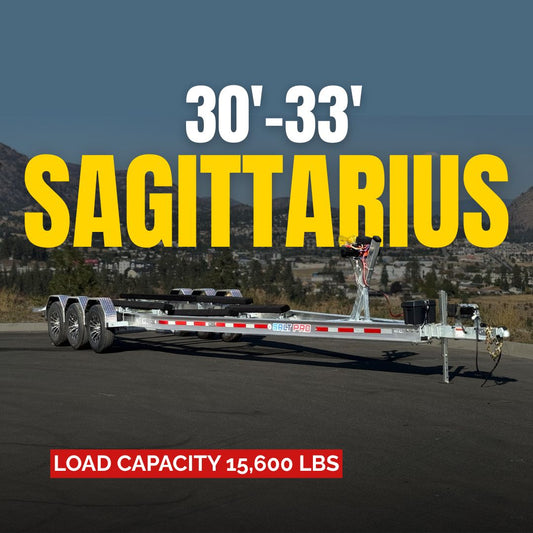 SAGITTARIUS- SaltPro Elite Triple Axle Aluminum Trailer