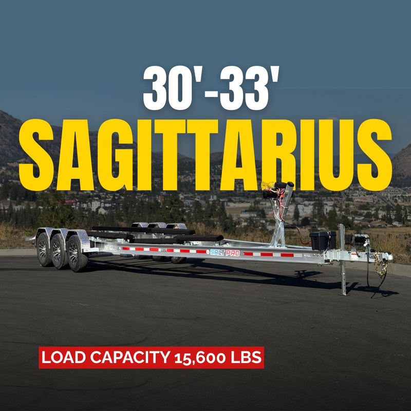 SAGITTARIUS- SaltPro Elite Triple Axle Aluminum Trailer