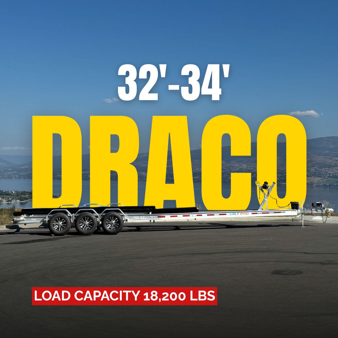 DRACO- SaltPro Elite Triple Axle Aluminum Trailer