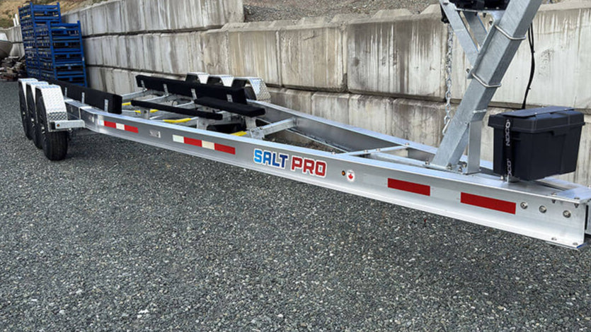 DRACO- SaltPro Elite Triple Axle Aluminum Trailer